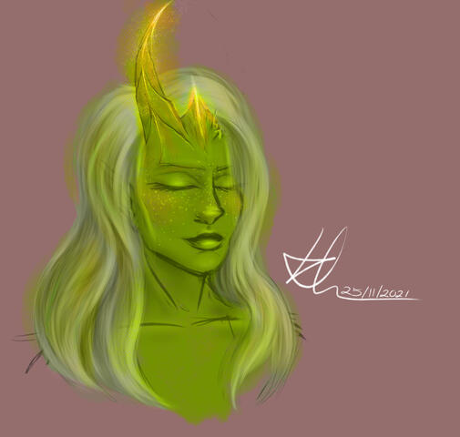 Alien - Coloured Sketch