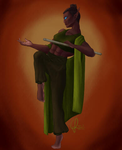 Monk - Illustration