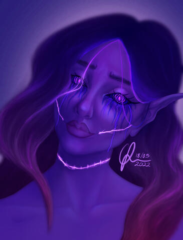 Scarred Beauty - Portrait