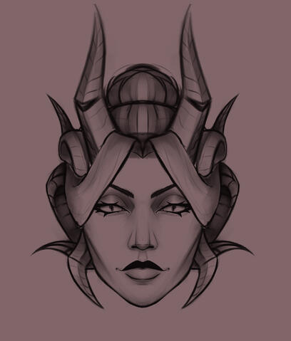 Demon Queen - Sketch